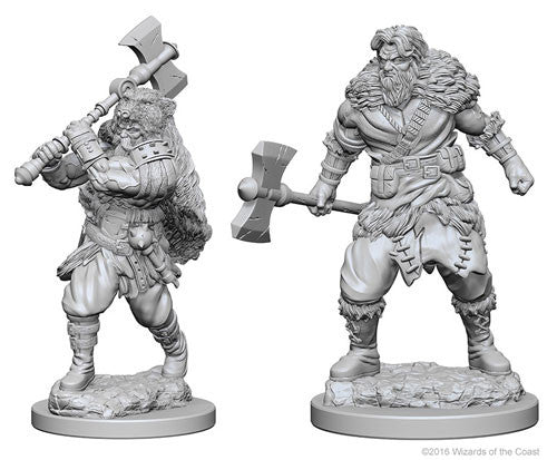 D&D Nolzur's Marvelous Unpainted Miniatures: Human Male Barbarian (72643) Home page WizKids   