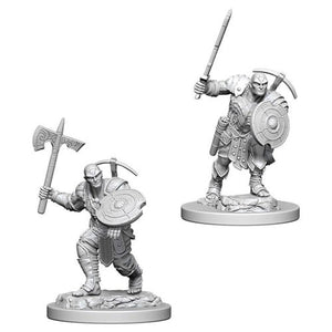 D&D Nolzur's Marvelous Unpainted Miniatures: Earth Genasi Male Fighter (73203) Miniatures WizKids   