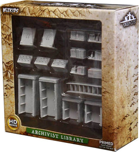 WizKids Deep Cuts Unpainted Miniatures: Archivist Library Miniatures WizKids   