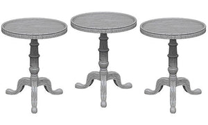 WizKids Deep Cuts Unpainted Miniatures: Small Round Tables Miniatures WizKids   