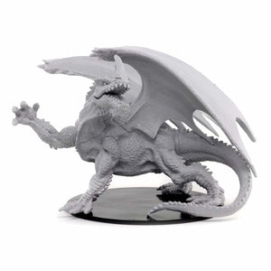 Pathfinder Deep Cuts Unpainted Miniatures: Gargantuan Green Dragon (73531) Miniatures WizKids   