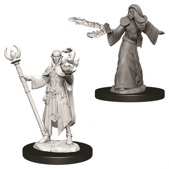 D&D Nolzur's Marvelous Unpainted Miniatures: Male Elf Wizard Miniatures WizKids   