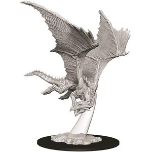 D&D Nolzur's Marvelous Unpainted Miniatures: Young Bronze Dragon Miniatures WizKids   