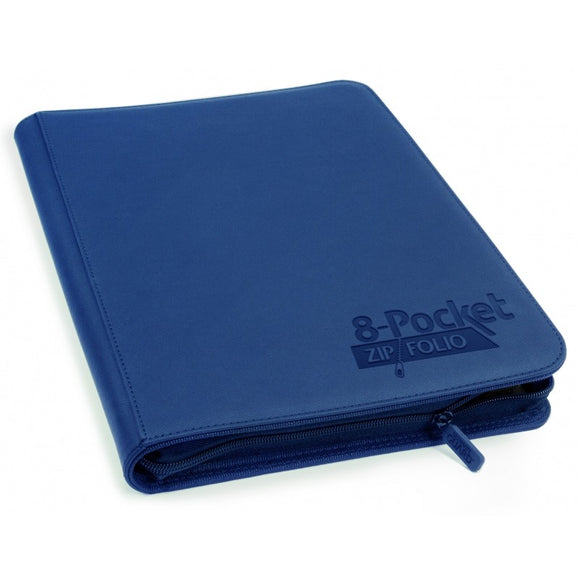 Ultimate Guard 8pkt Zipfolio XenoSkin Binder Dark Blue (10434) Home page Ultimate Guard   