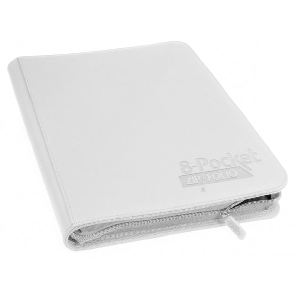 Ultimate Guard 8pkt Zipfolio XenoSkin Binder White (10433) Home page Ultimate Guard   